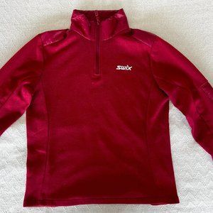Swix quarter-zip cross-country ski shirt/jacket - size L
